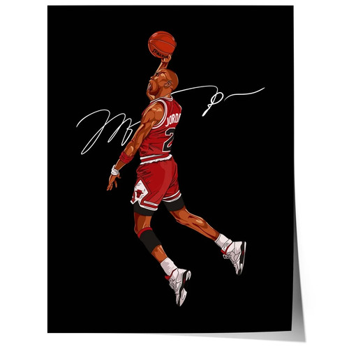 Basketball dunk poster iconic - dunk,