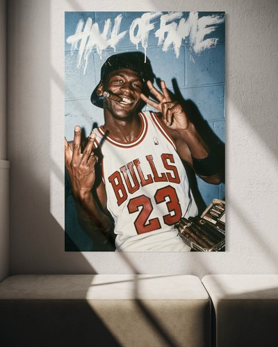 Michael jordan leinwand bild - leinwand,