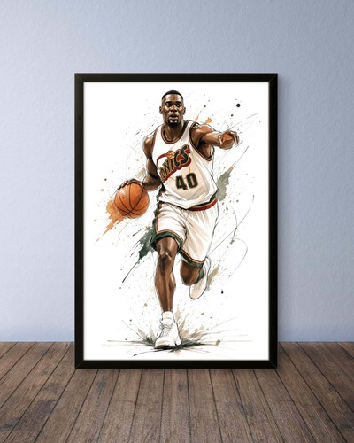 Shawn kemp seattle basketball - shawn,