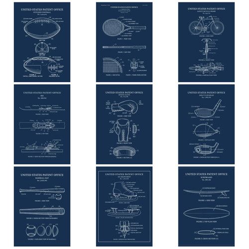Sport patent kunstdruck poster - sport,