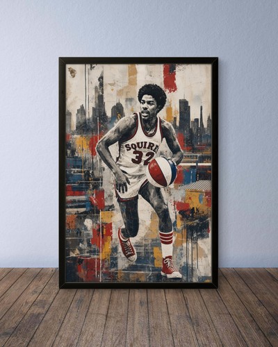 Julius erving basketball - julius,
