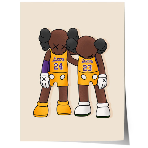Basketball duo charakter - duo,