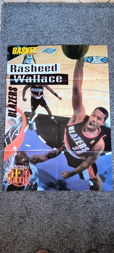 Nba poster 1998 90s vintage - poster,