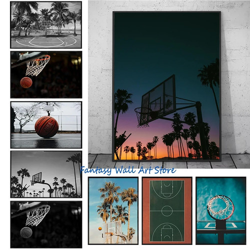 Basketball poster leinwand - poster,