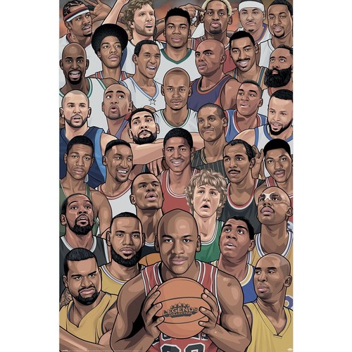 Poster basketball greatest - basketball,