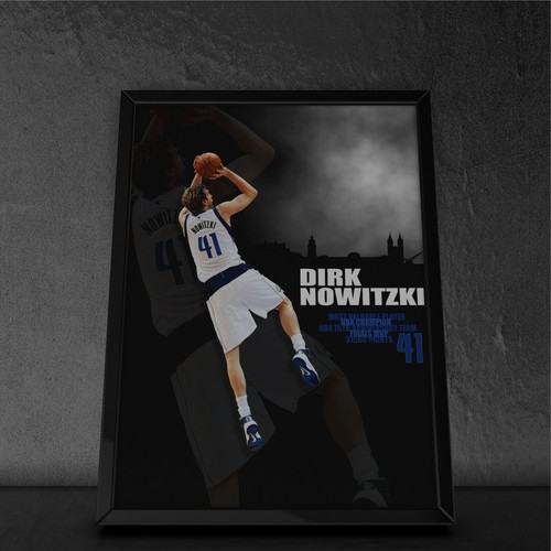 Dirk nowitzki poster würzburg - poster,