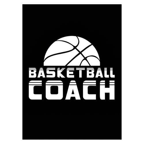 Basketball trainer typografie - basketball,