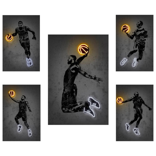 Poster basketballspieler mit - poster,