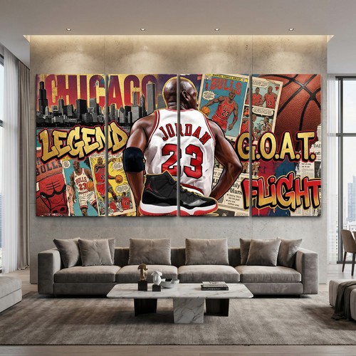 Pop art graffiti - nba, michael